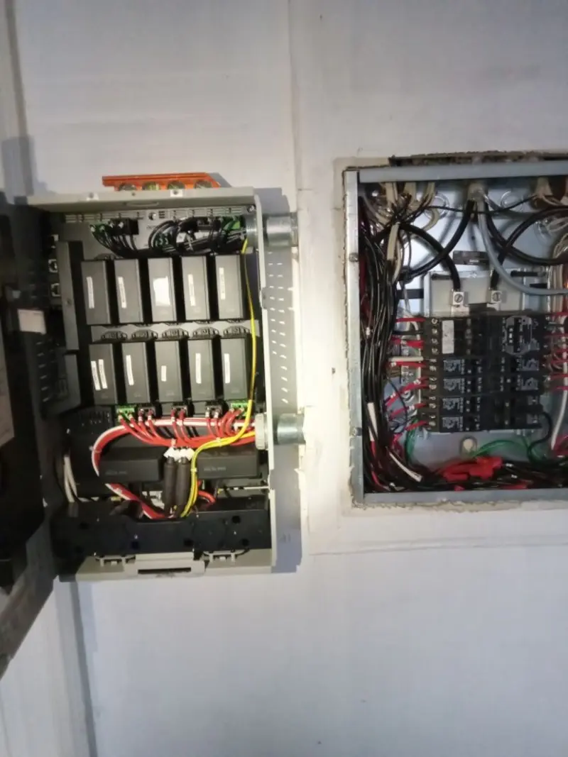 Electrical panel upgrade completed for Security Camera Wiring in Lochmoor Waterway Estates